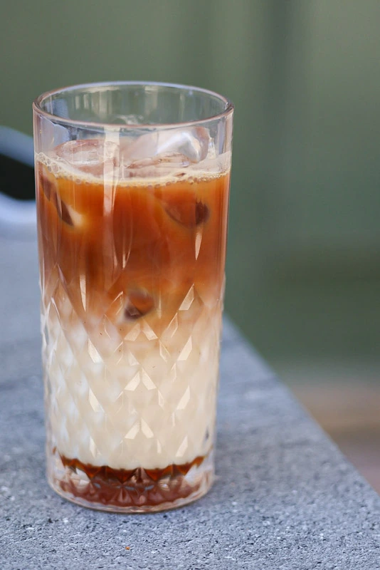 Un ice latte