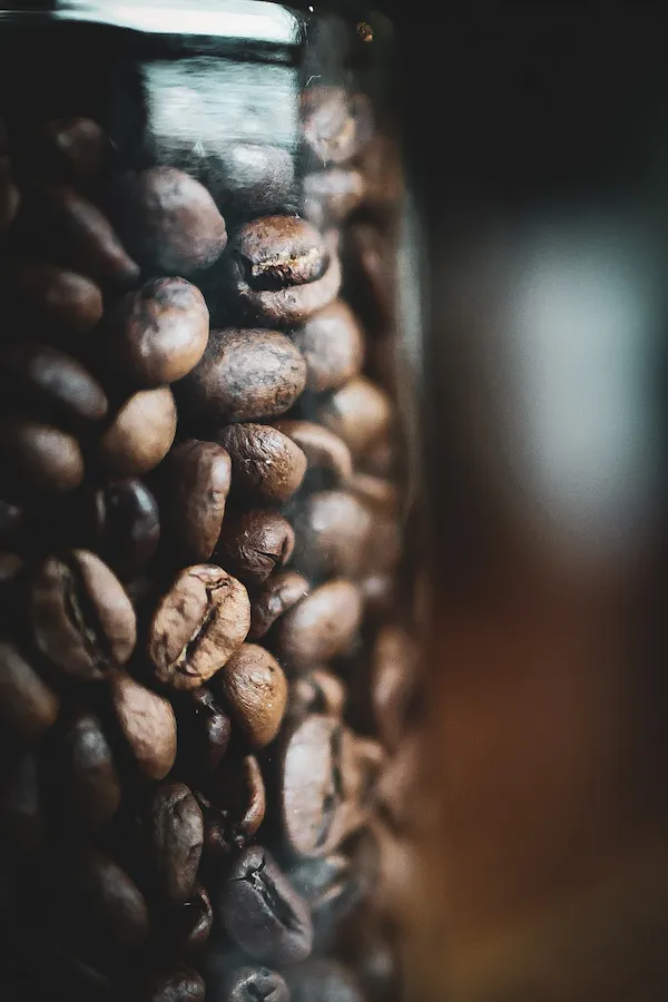 Des grains de café